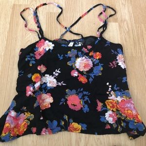Floral crop top